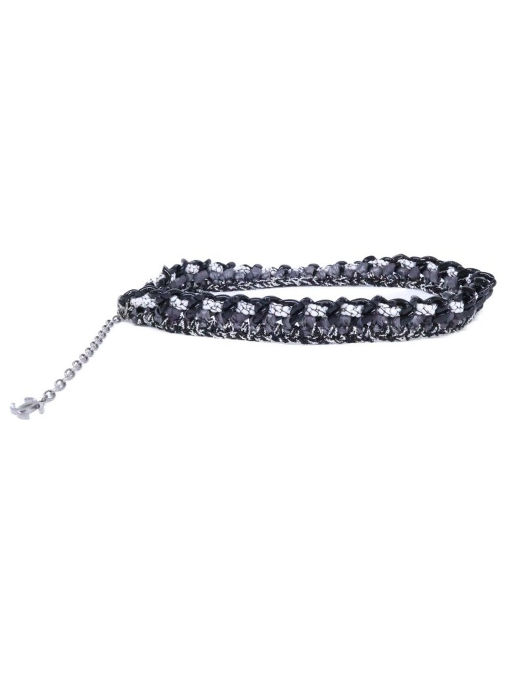 Chanel CC Logo Twee Mix Chain Belt